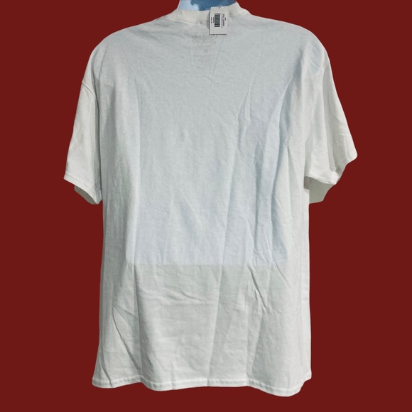 ❤️‍🔥 (5/$20) NWT Spencer’s White T-Shirt Size XL - Picture 3 of 6